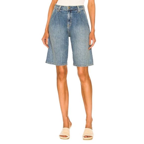 Nili Lotan Julie Trouser Denim Shorts size 27 - Picture 1 of 11